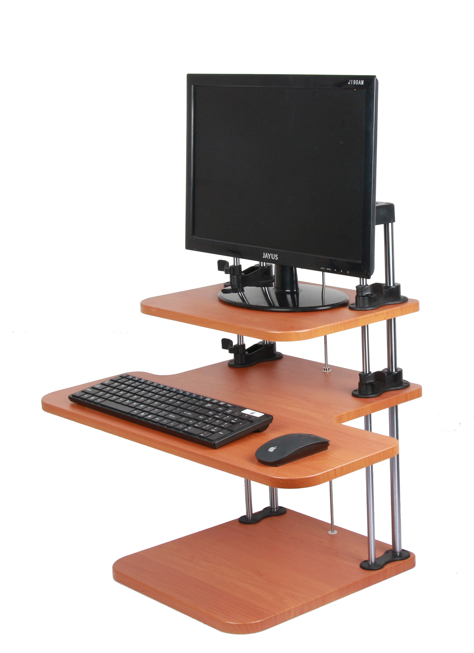 Sit Stand Desk Height Adjustable Table Computer Laptop Lightweight 