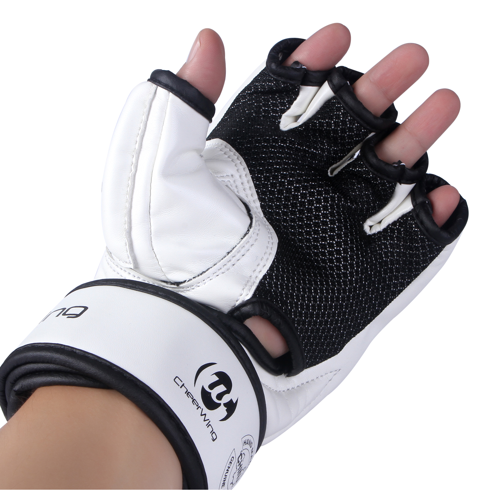 MMA UFC Boxing Gloves Sparring Grappling Fight Punch Mitts Leather