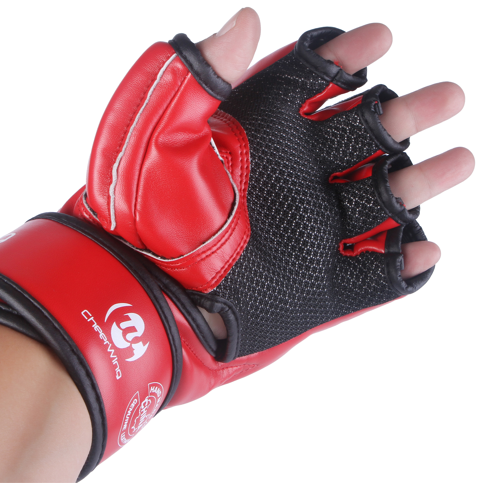 Sparring Grappling MMA UFC Boxing Gloves Fight Punch Mitts Leather