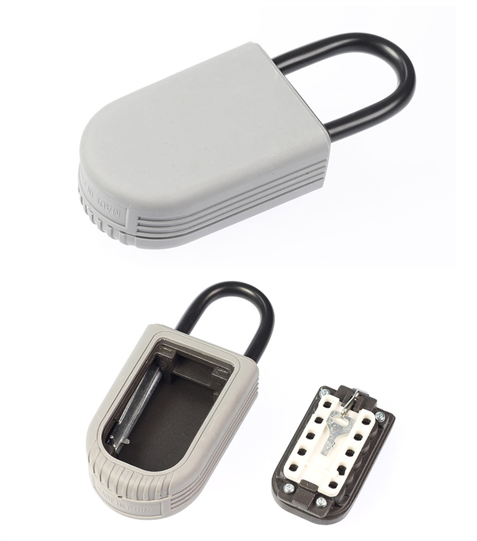 10 Digit Portable padlock key Safe box with combination lock/safe store
