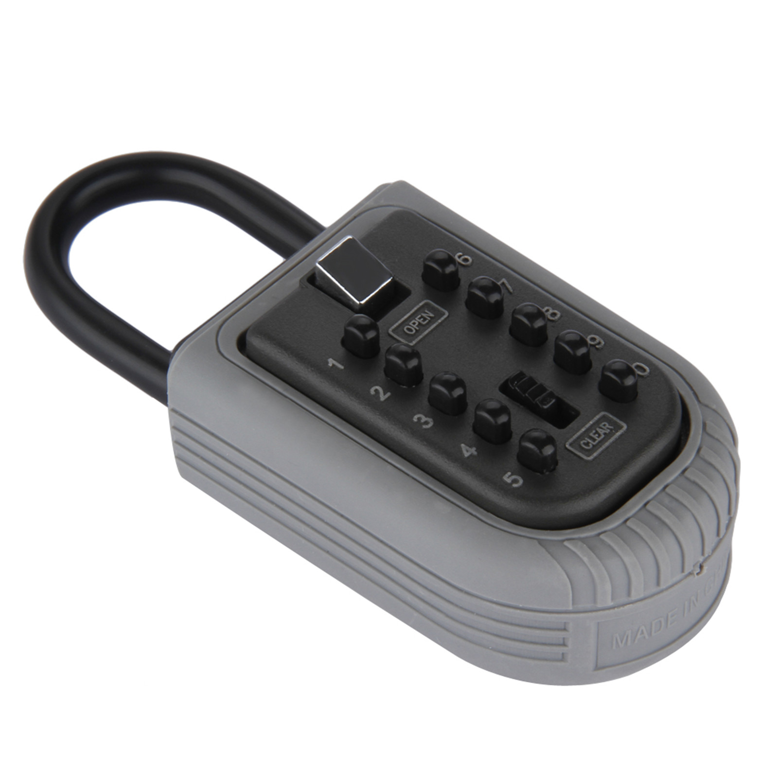 10 Digit Portable padlock key Safe box with combination lock/safe store