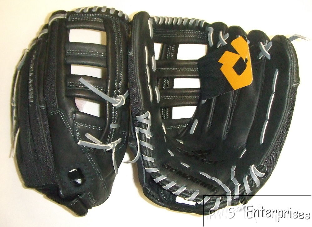 DeMarini Diablo Dark A0725 725 series 14" leather baseball softball