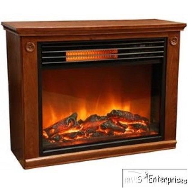 LifeSmart LS1111HH13 Infrared Quartz 1500W fireplace heater with
