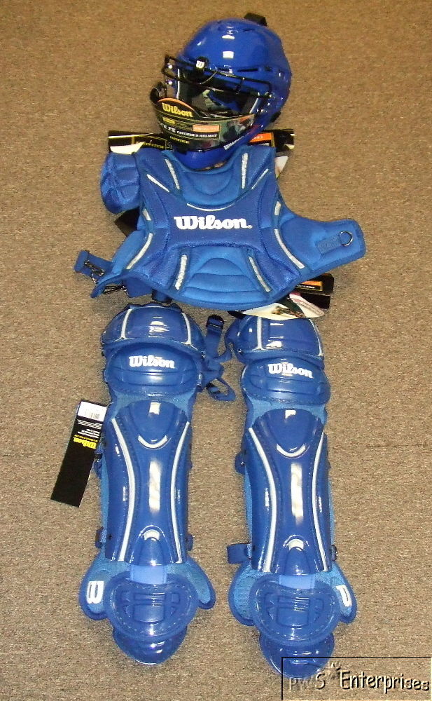 Wilson FP Pro FX softball catchers gear set NEW Blue B