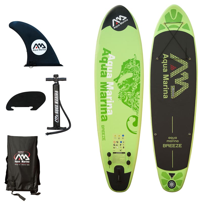 Aqua Marina BREEZE Inflatable Stand Up Paddle BOARD 9' 9" eBay