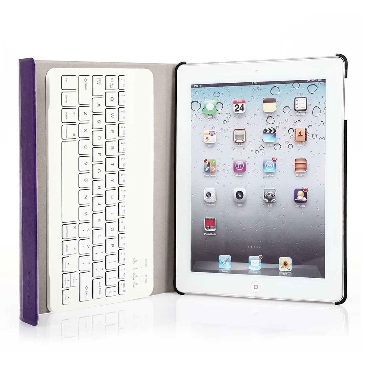 Detachable Wireless Bluetooth Keyboard With Case For iPad 2 3 4 iPad air mini 2 eBay