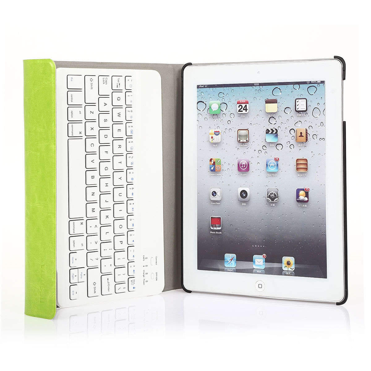Detachable Wireless Bluetooth Keyboard With Case For iPad 2 3 4 iPad