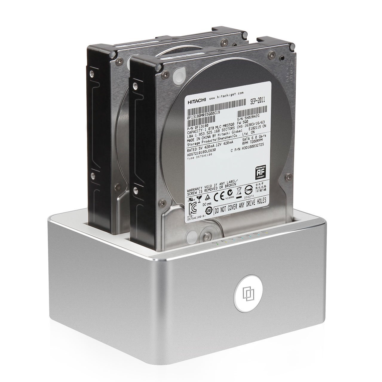 UNITEK USB 3.0 to SATA Dual Bay External 3.5" Clone Hard Drive Docking