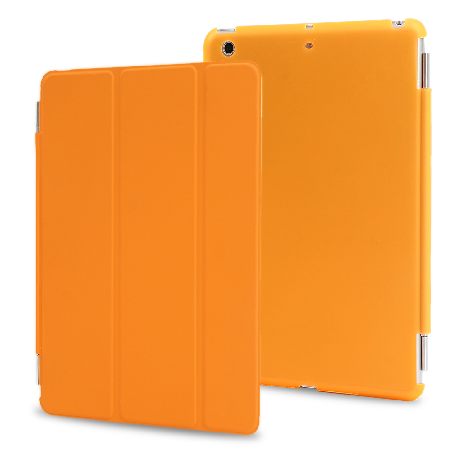 Orange Ultra Slim Flip Leather Smart Cover Case for Apple iPad
