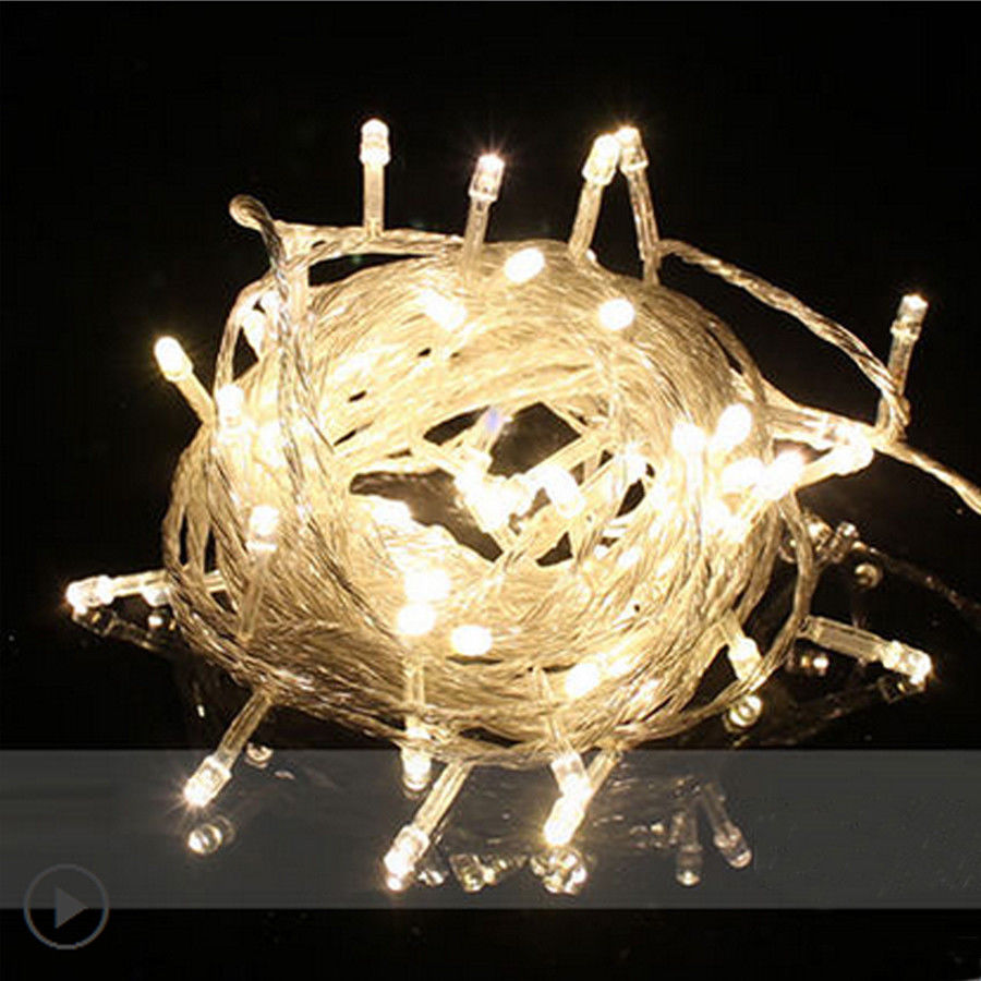 300/500/1000 LED Fairy Light String Christmas Party Wedding Garden Outdoor Decor eBay