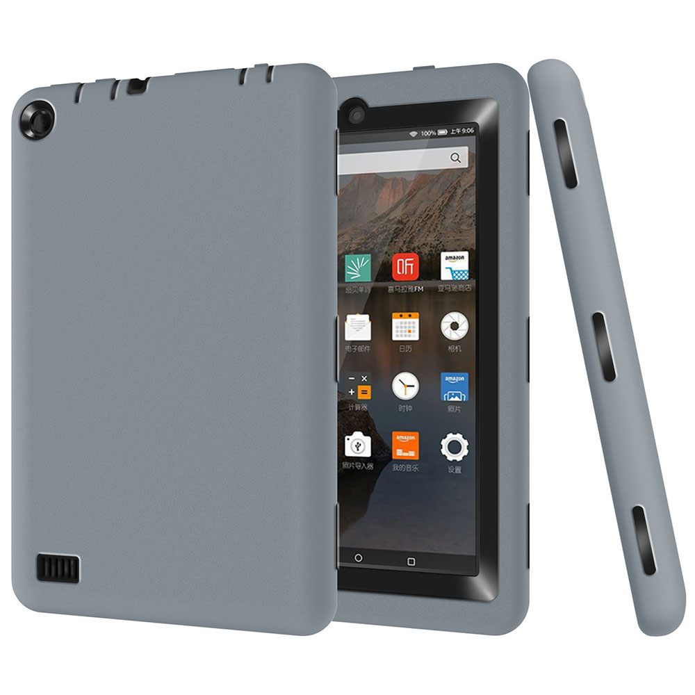 Heavy Duty Rubber Shockproof Hard Case Cover for Amazon Kindle Fire 7