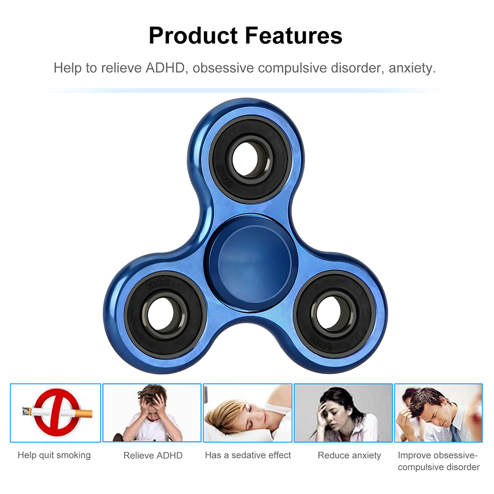 TriSpinner Fidgets EDC Toy for Children Adult Gift Anti Stress Anxiety