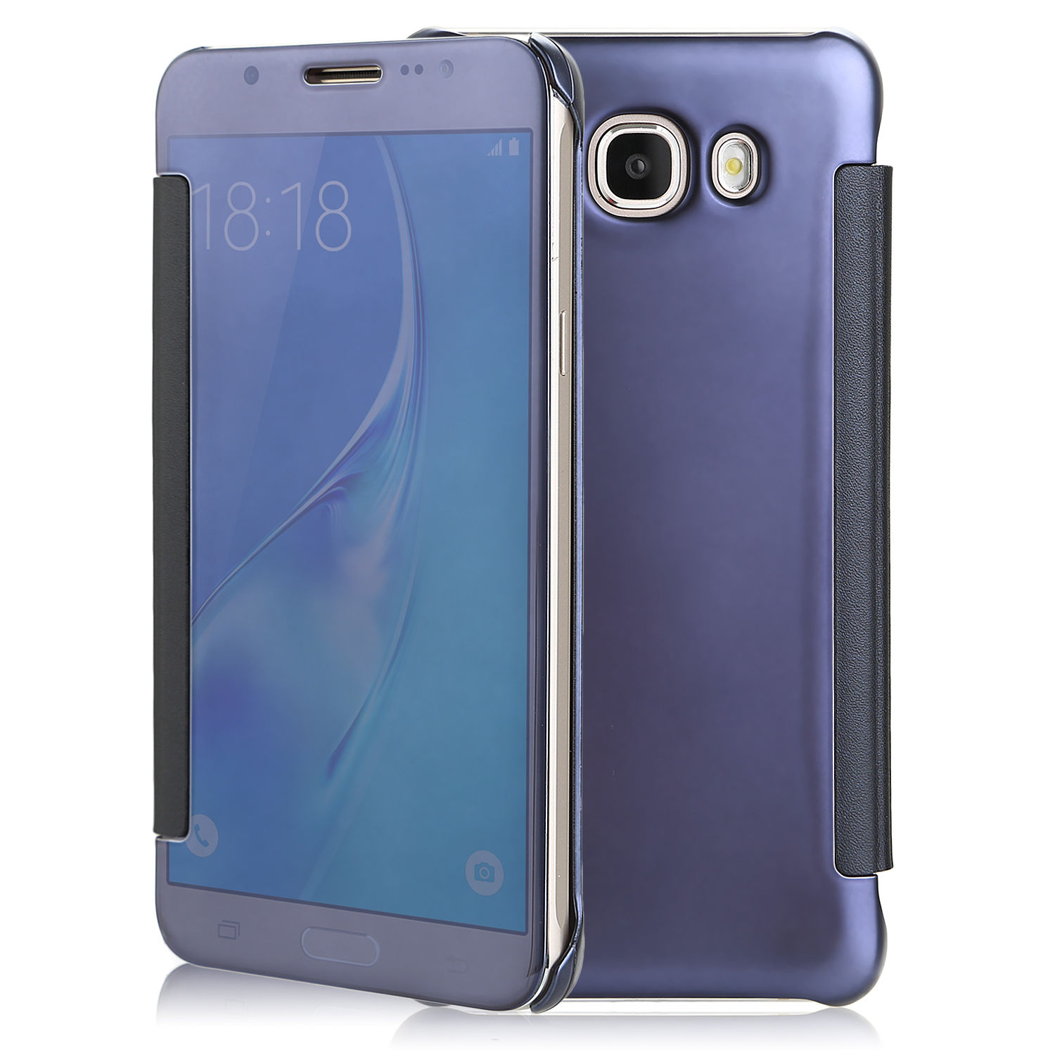 for samsung galaxy j7 mirror clear view window smart leather flip cover ebay for samsung galaxy j7 mirror clear view window smart leather flip cover ebay