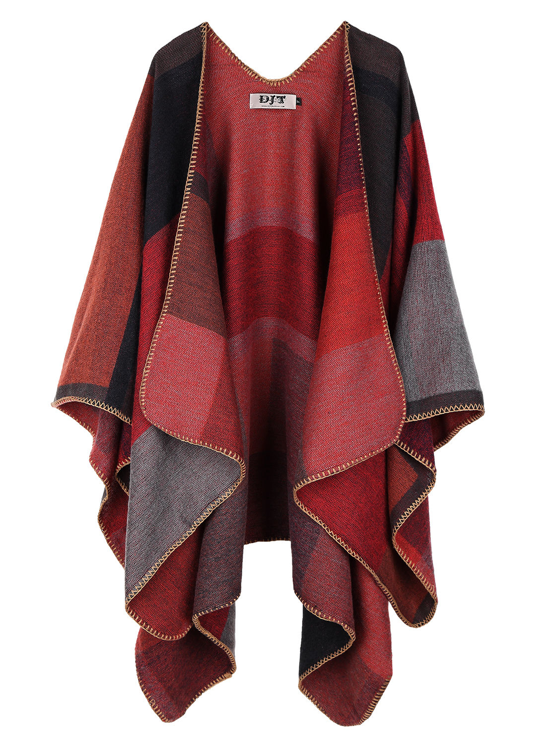 Poncho Femme Hiver Chaud – Cape Polaire Douce, Style Élégant, Comme Un Plaid