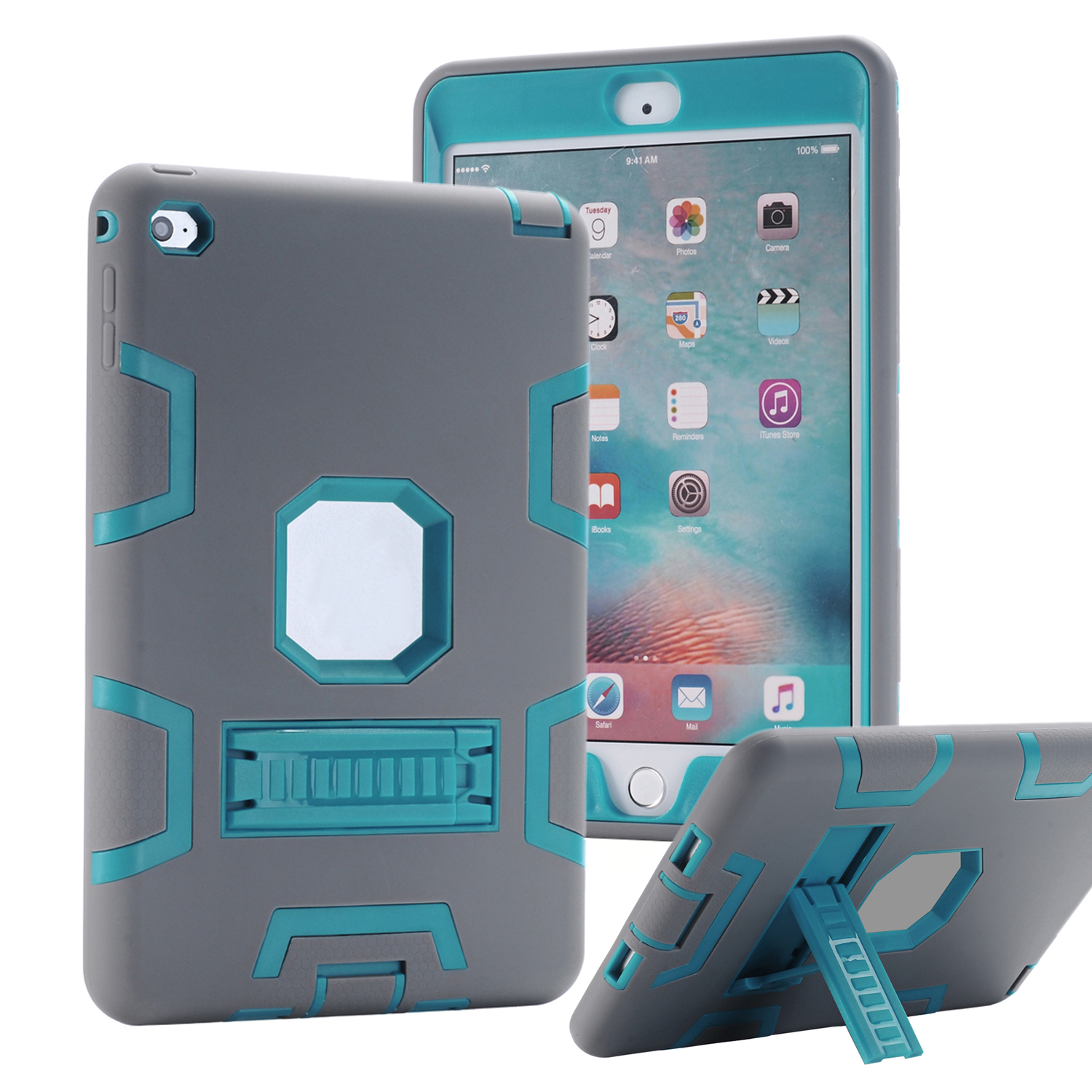Kids Shockproof Heavy Duty Tough Case Cover for iPad 4 3 2&mini&Air 2