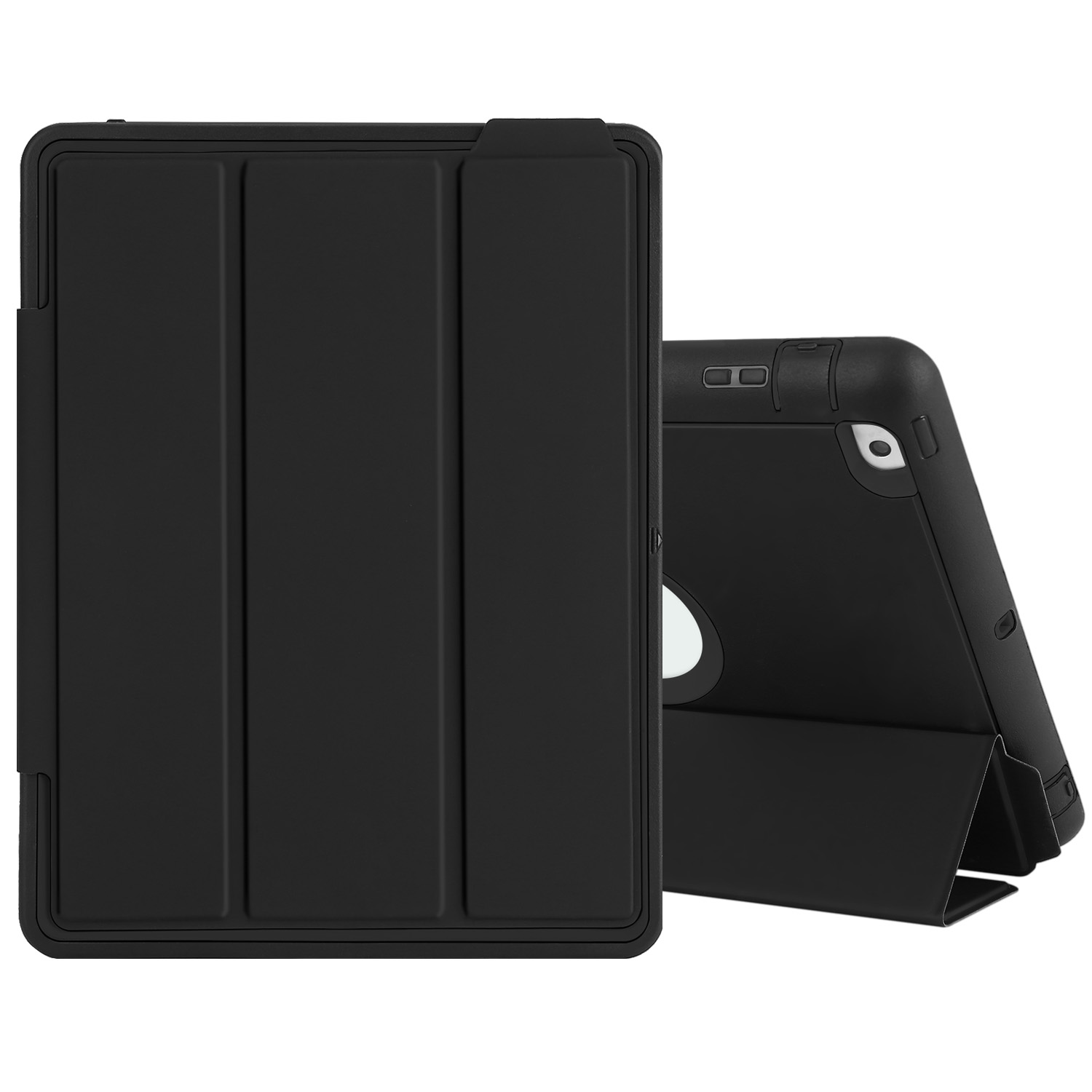 Shockproof Heavy Duty Hard Case & Smart Cover for Apple iPad 2 3 4 Mini