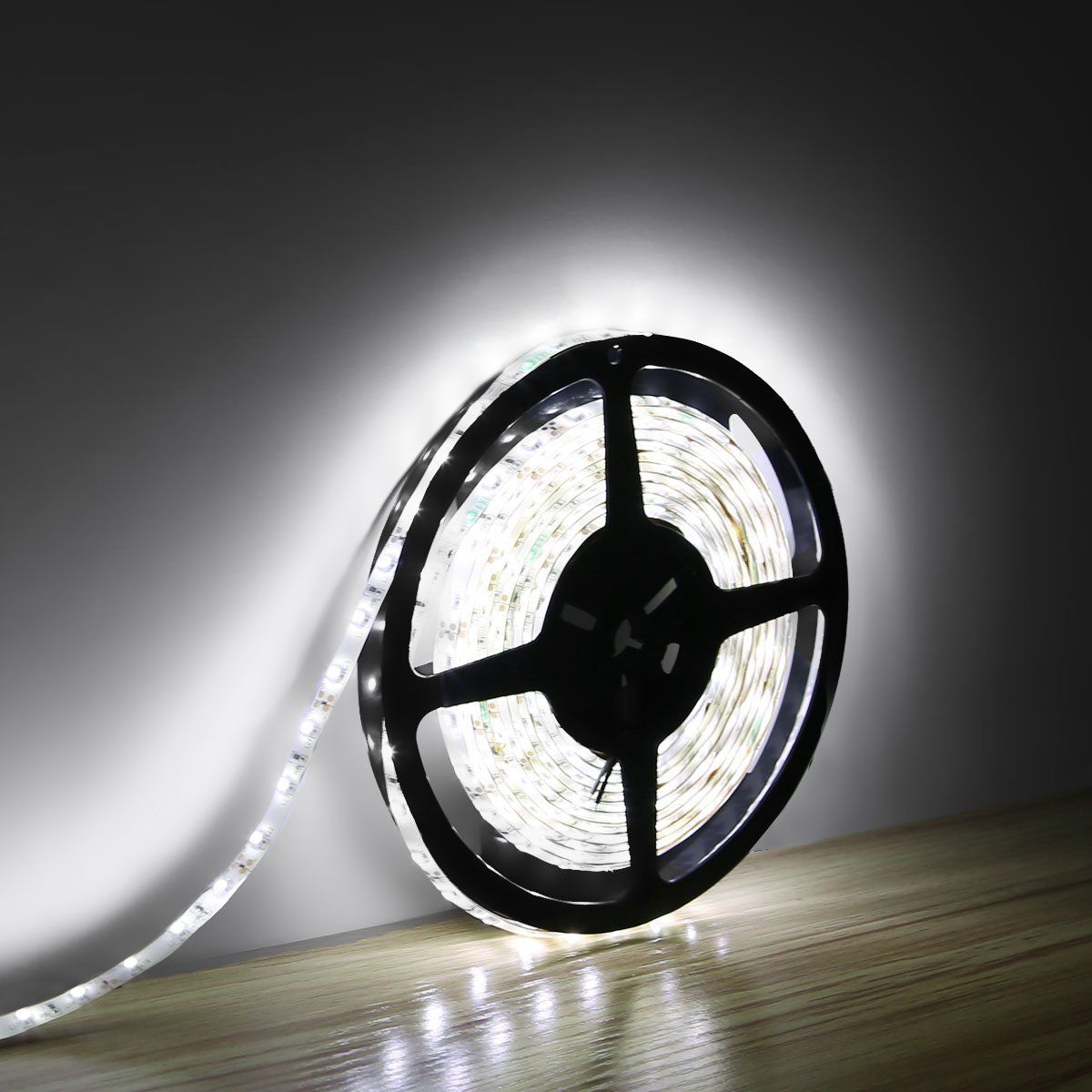 Waterproof 5M Warm/White/RGB 12V DC Dimmable SMD LED Strip Light Sticky