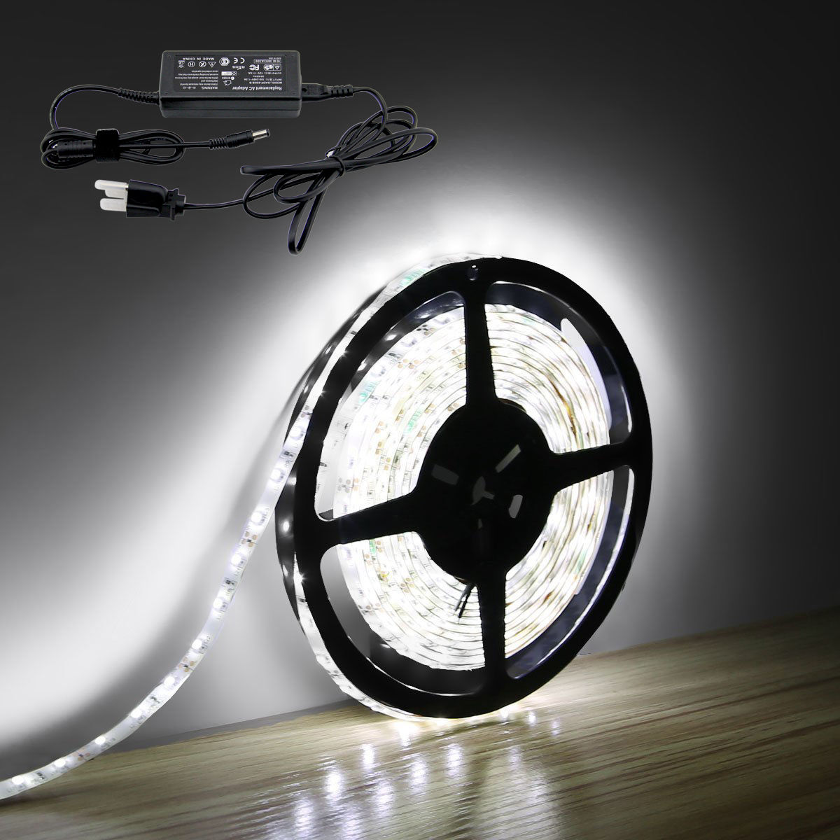 Waterproof 5M Warm/White/RGB 12V DC Dimmable SMD LED Strip Light Sticky