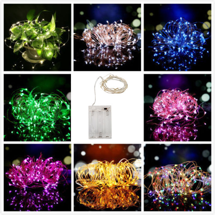 UK Mains Powered/Battery Operated Fairy LED String Outdoor Christmas Path Lights eBay