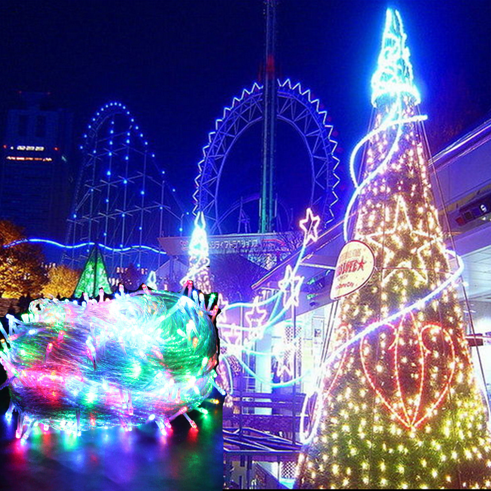 1000 LEDs Fairy String Light Party Easter Wedding Outdoor Mall Room US 656 Ft eBay