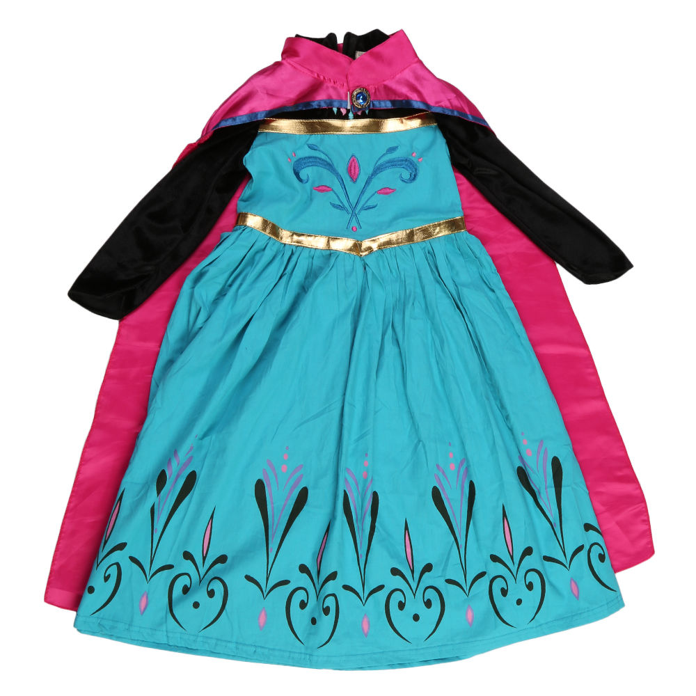 Hot Girls Kids Princess Ice Queen Party Outfit Kids Cosplay Costume