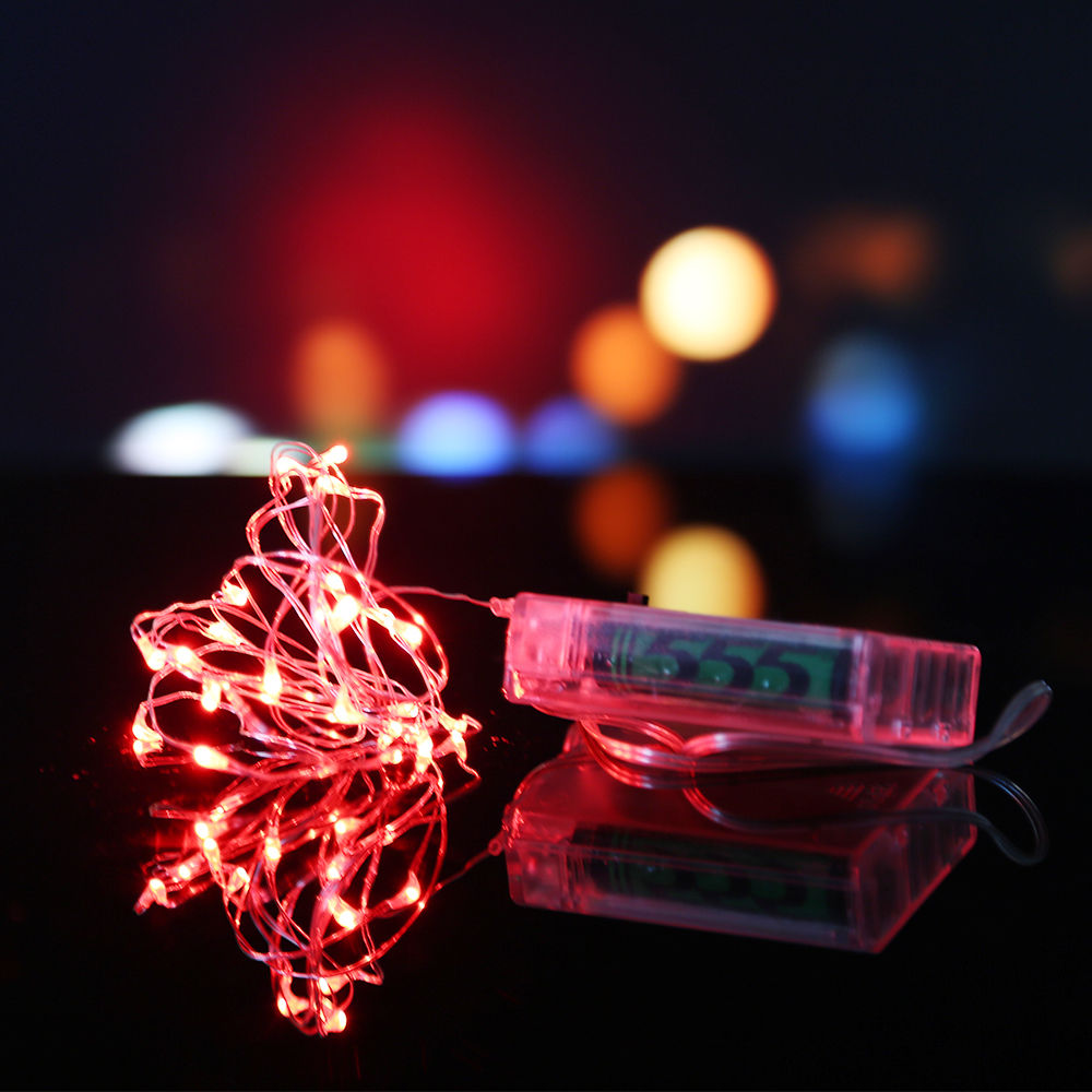 String Fairy Light 10M 100LED Battery Operated Xmas Lights Party Wedding Decor eBay
