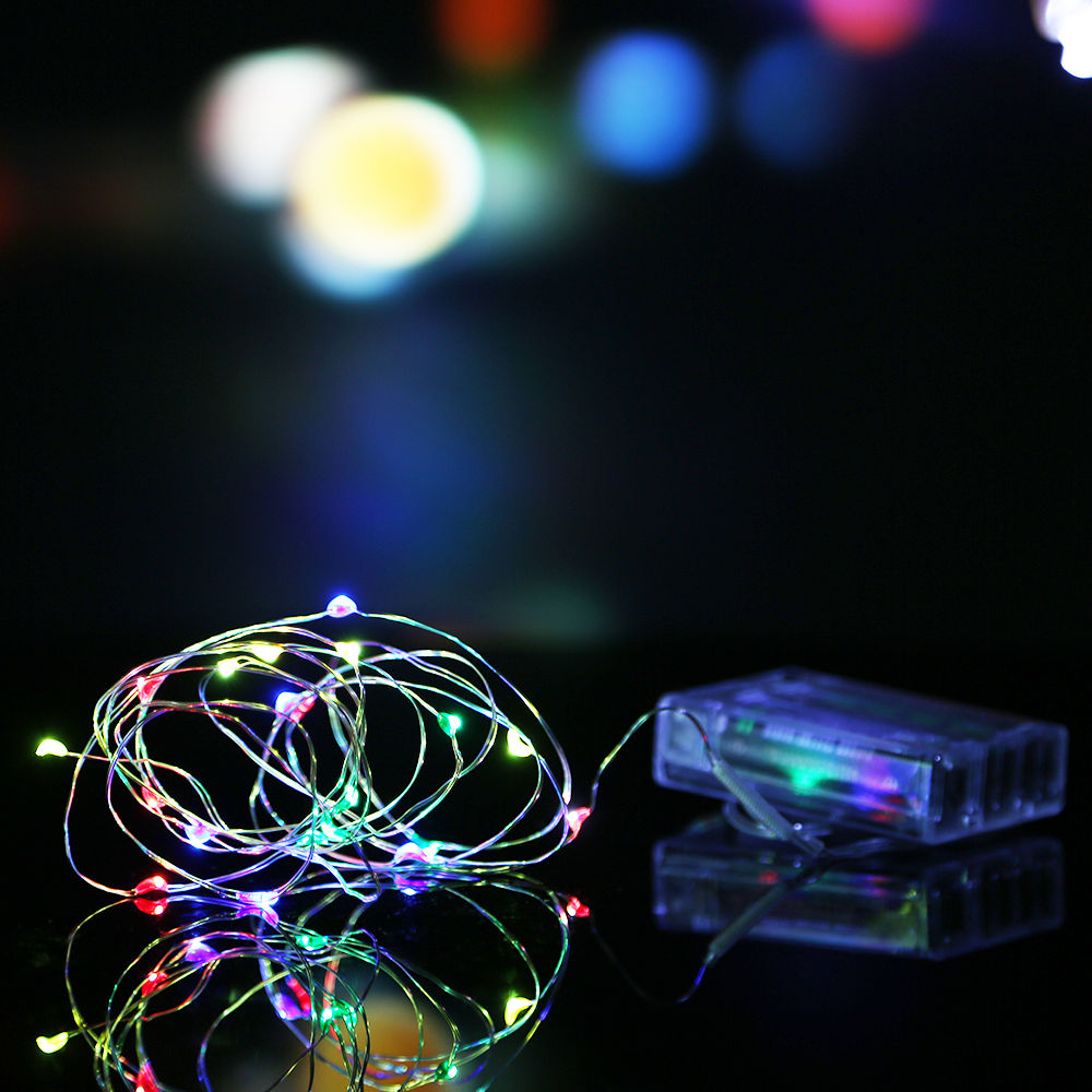 String Fairy Light 10M 100LED Battery Operated Xmas Lights Party Wedding Decor eBay