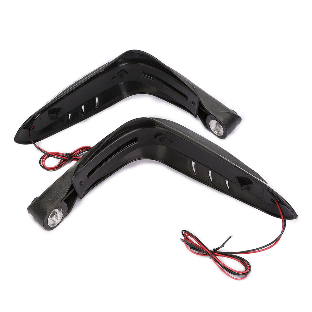 7/8" LED Turn Signals Dirt Bike ATV Motorcycle Brush Bar Hand Guards