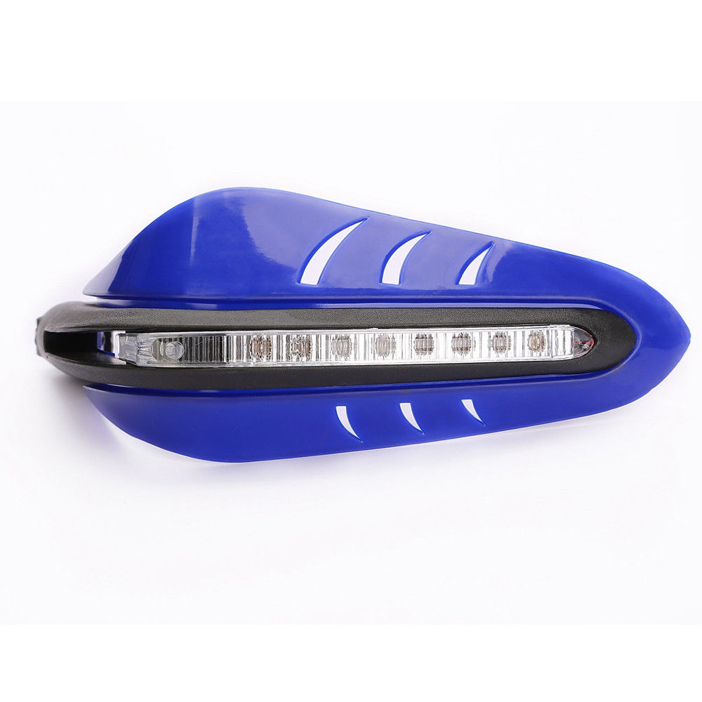 7/8" LED Turn Signals Dirt Bike ATV Motorcycle Brush Bar Hand Guards