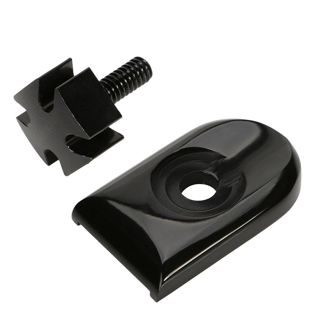 Seat Bolt Tab Screw Mount Knob Cover For Harley Fatboy Road King