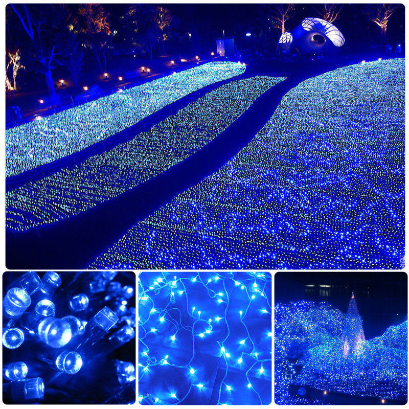 Mains Powered LED Fairy String Lights for XMAS Decorative Garden Patio 220-240V eBay