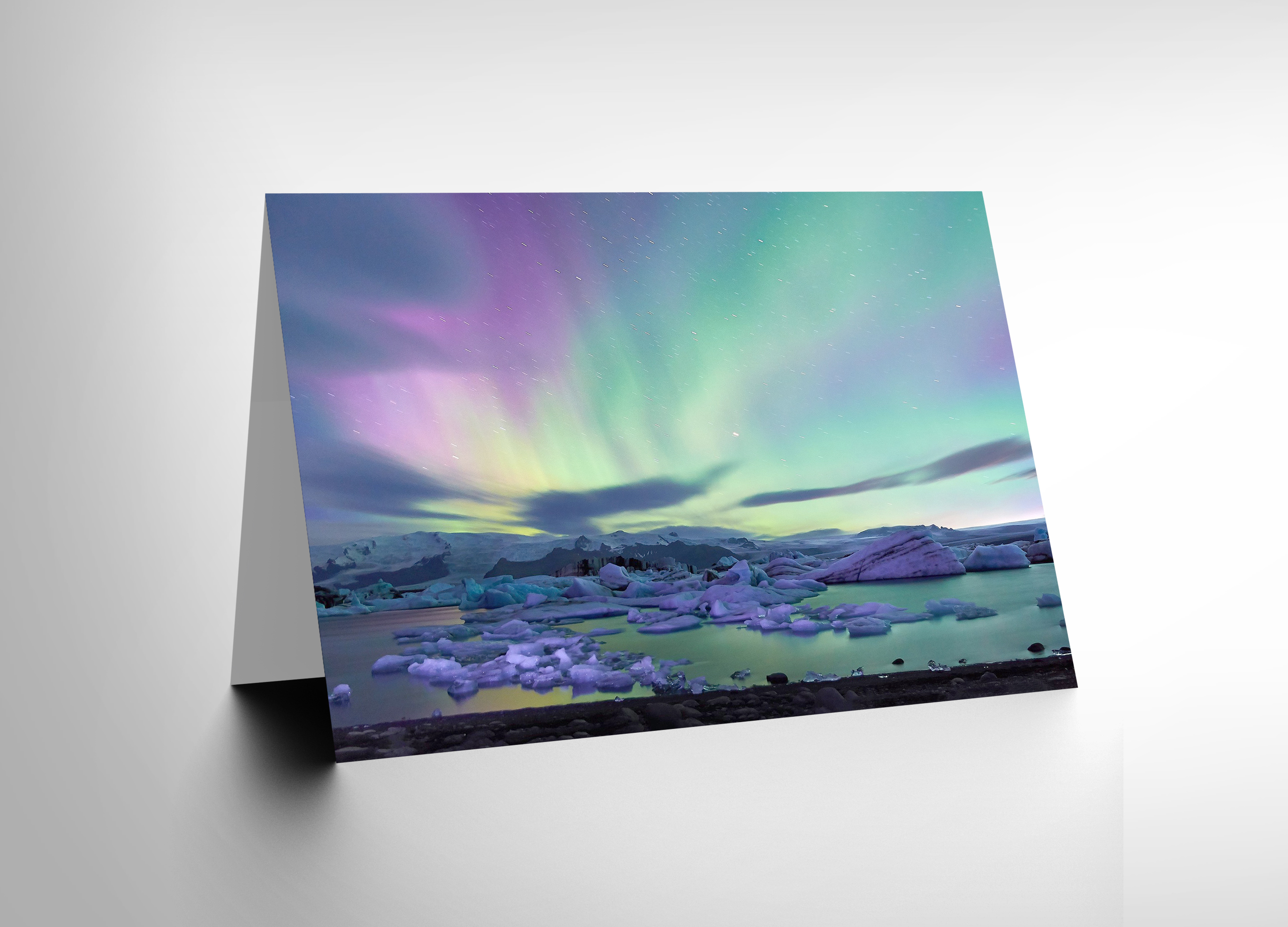 CARD GREETING AURORA BOREALIS NORTHERN LIGHTS GIFT CL1681 eBay