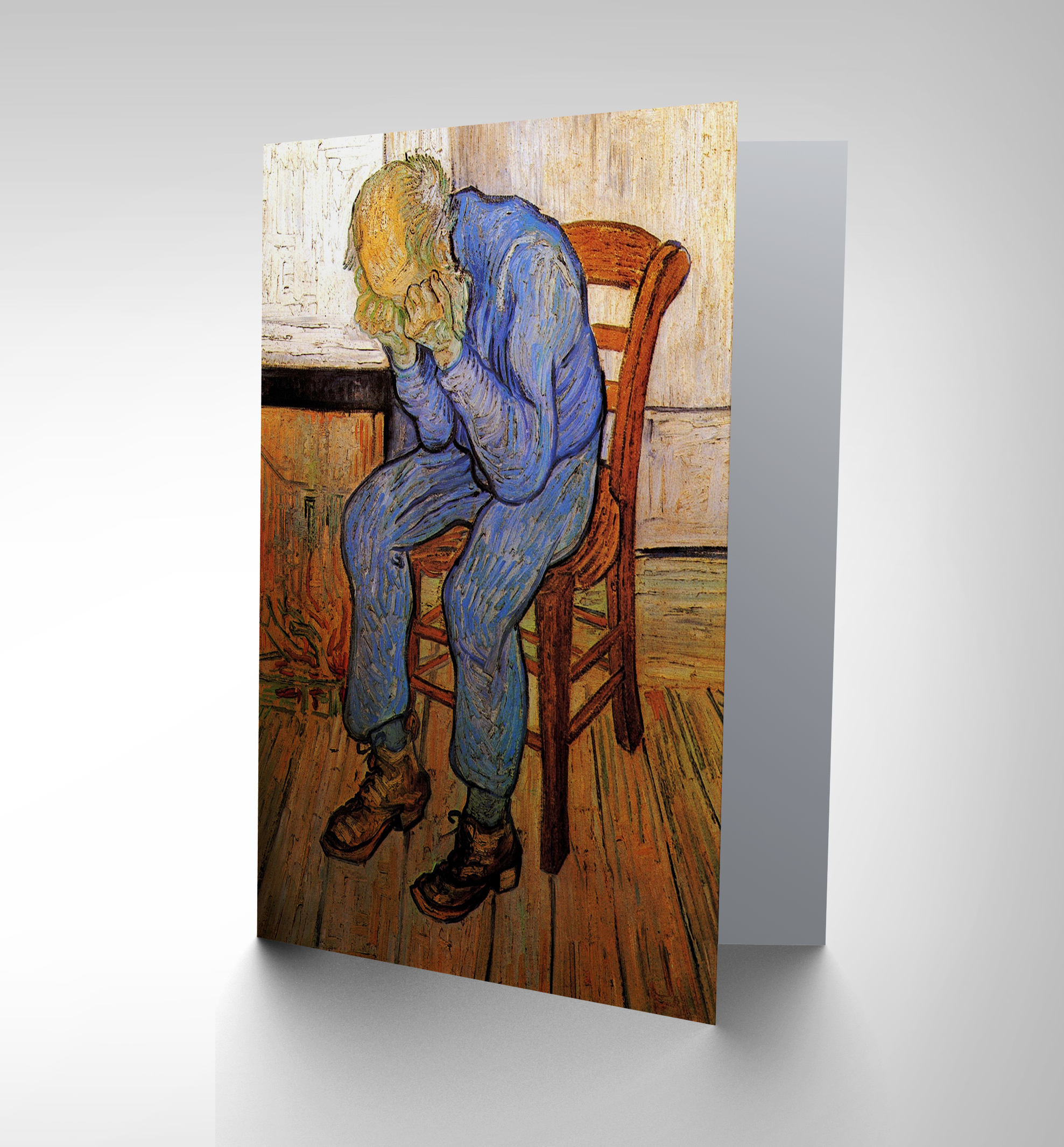 NEW VAN GOGH OLD MAN IN SORROW ON THRESHOLD ETERNITY 1890 GREETINGS