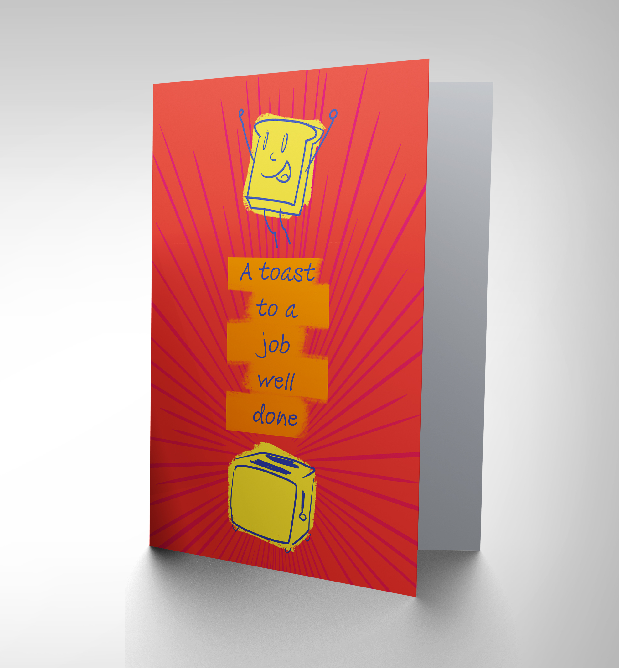 CARD GREETING CONGRATULATIONS HAPPY TOAST WELL DONE JOB GIFT CP2779 eBay