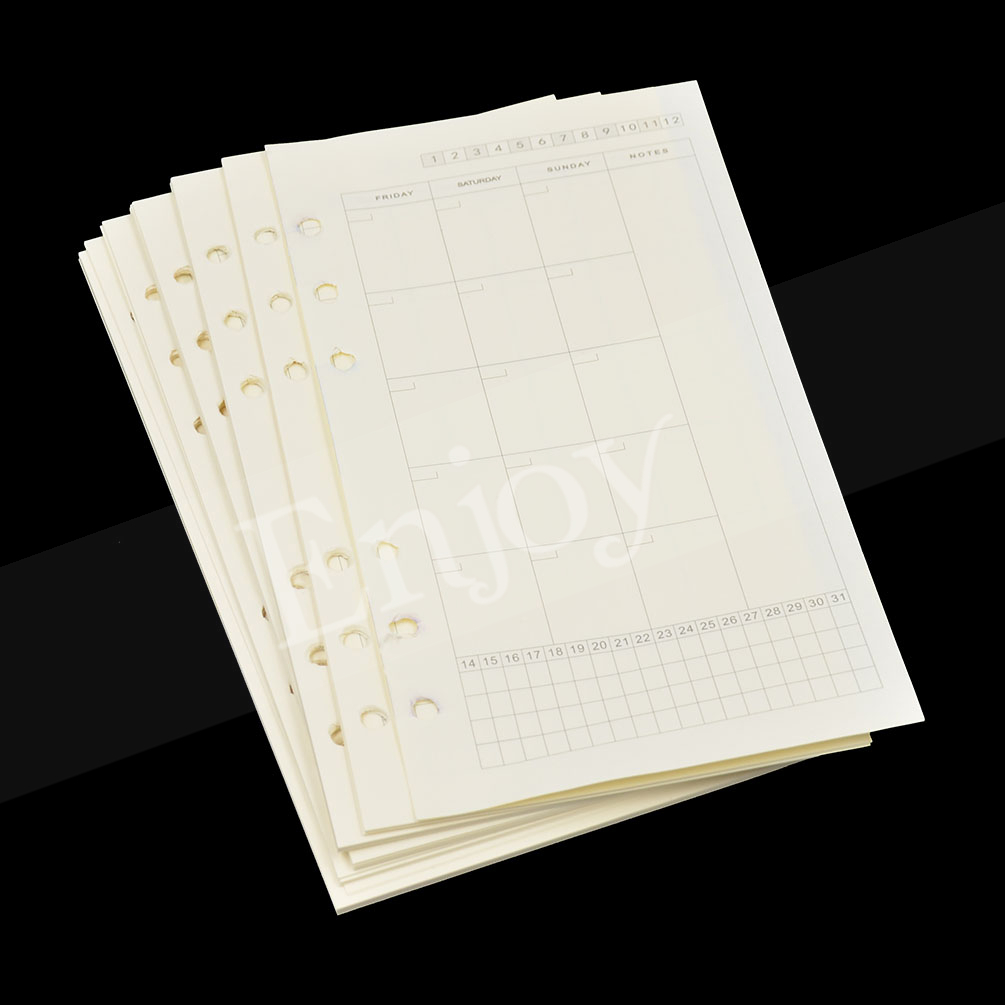 A6 Loose Leaf Paper Binder Notebook Notepad Diary Journal Memo Office