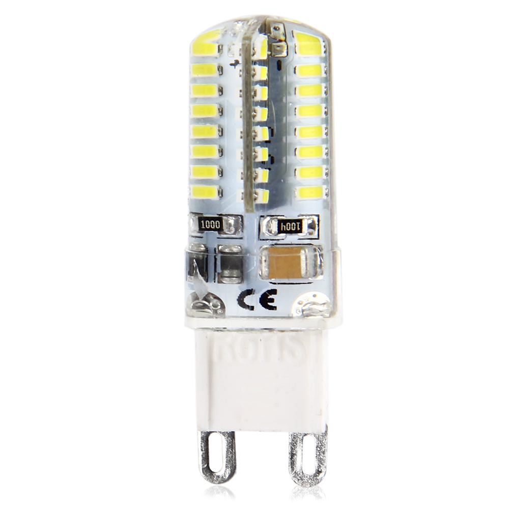 5pcs G9 Base 64 LED Lamp Bulb SMD 3014 6W AC 220V Light 360 Degrees