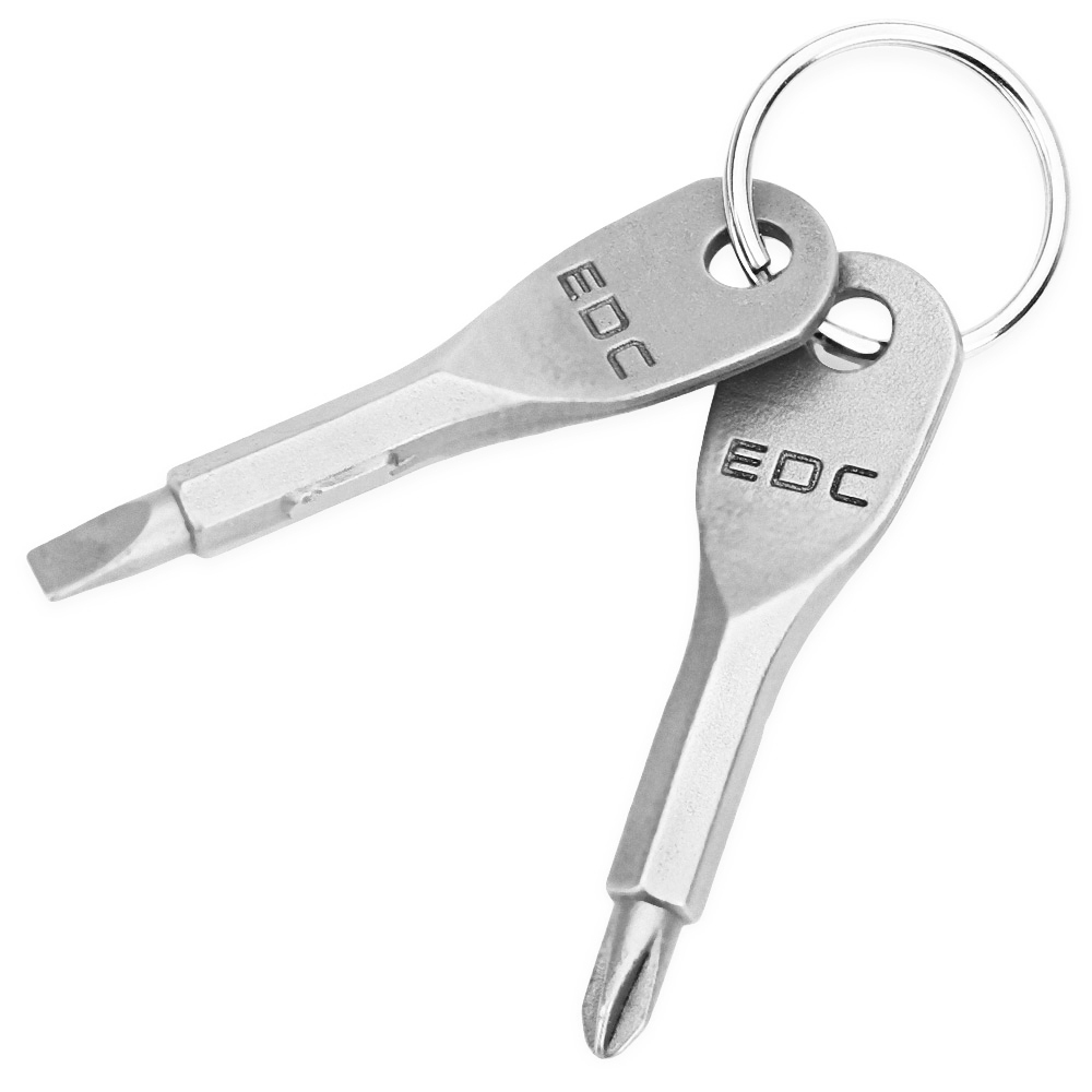 Pocket Mini EDC Tool Screwdriver Set with Keychain Outdoor Survival