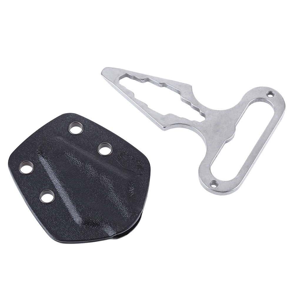 Outdoor Stainless Steel Camping Selfdefense Spiked Wrench Bottle