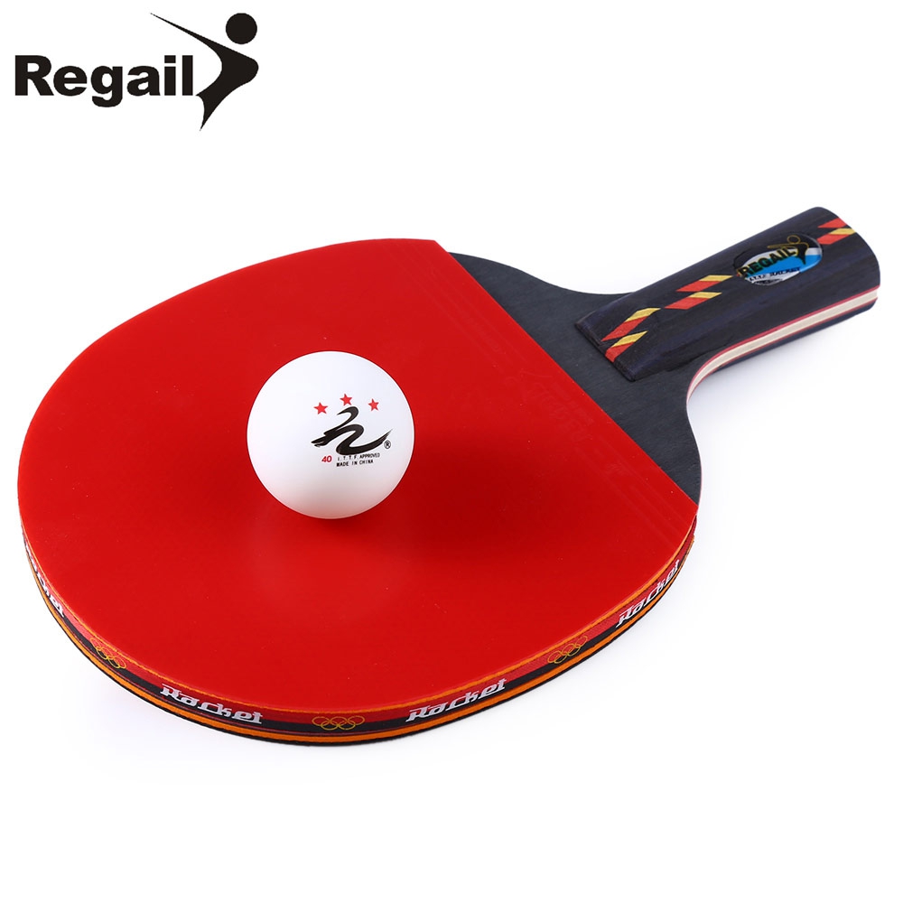 REGAIL D003 One Table Tennis Ping Pong Racket One Penhold Bat Paddle