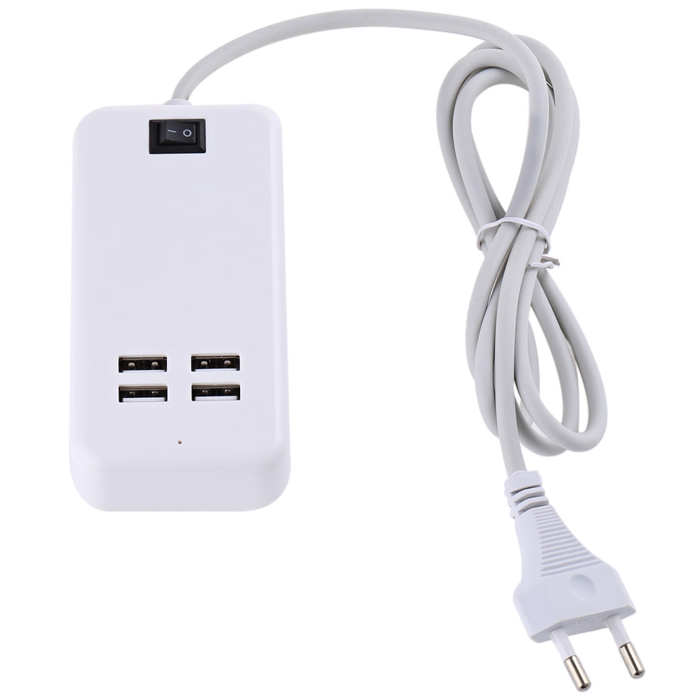 4 USB Multiple Wall USB Charger Adapter Mobile Phone Charging Data