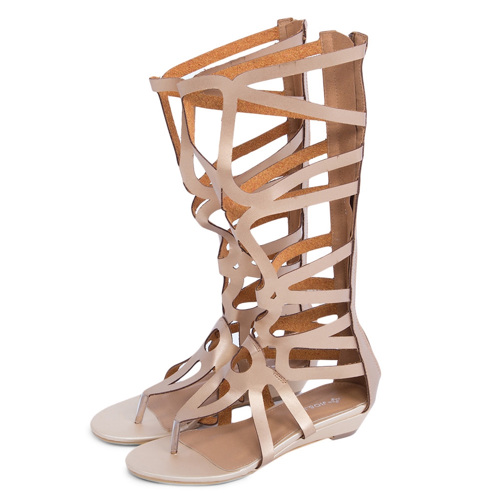gladiator boots womens flip flops zip wedge heel knee high boots gladiator boots womens flip flops zip wedge heel knee high boots