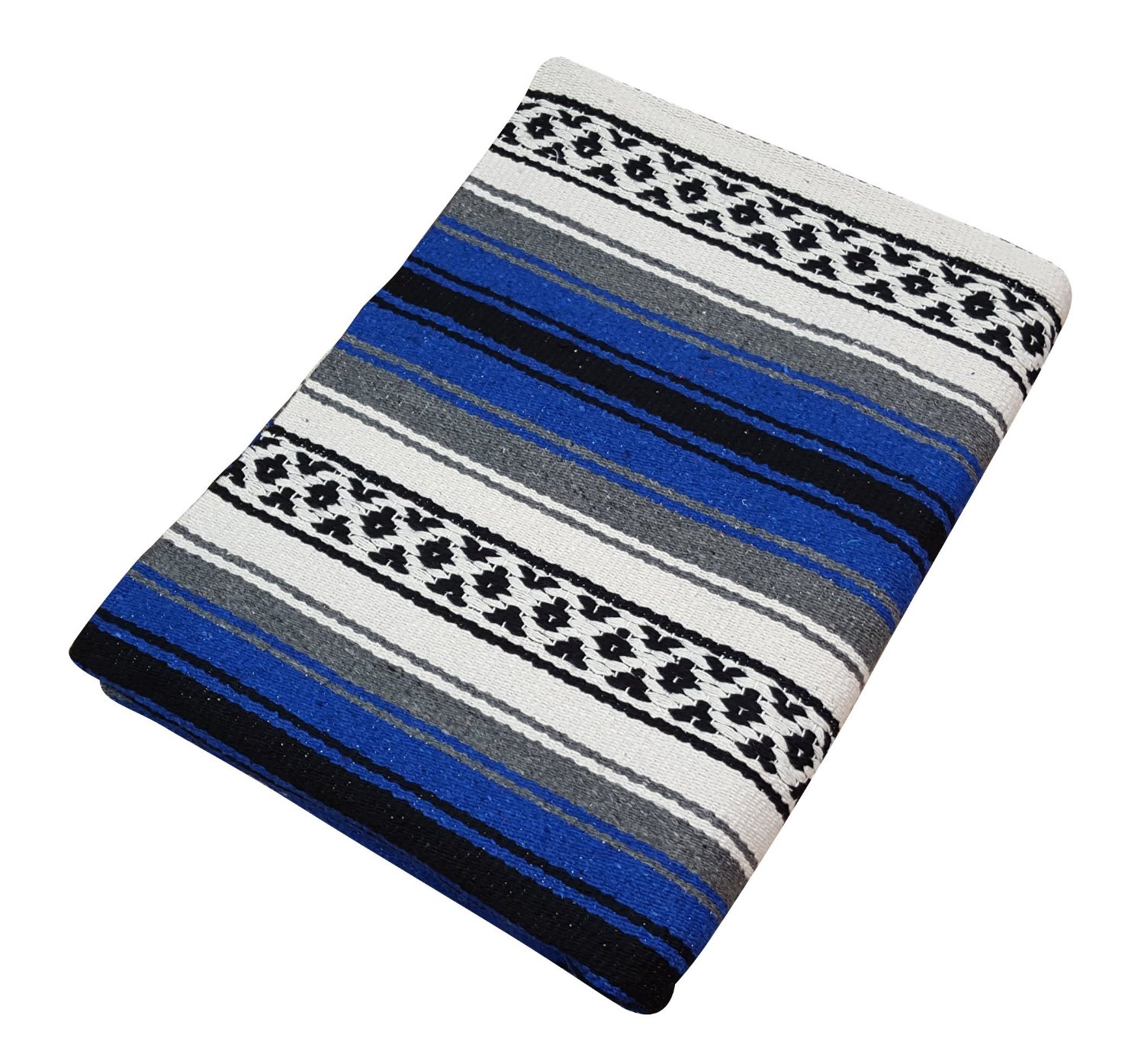 Classic Mexican Falsa Heavyweight Yoga/Throw Blanket, 57 x 74 IN