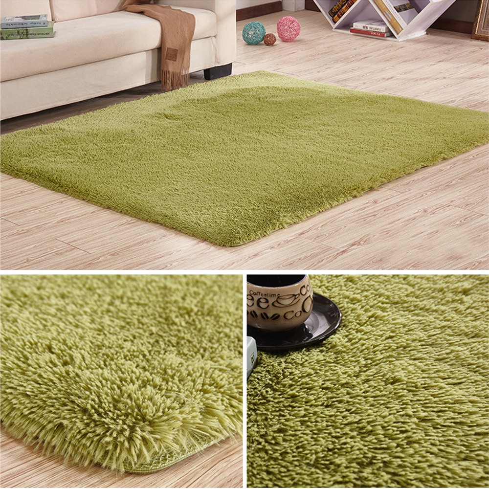 Soft Tufted Microfiber Bathroom Home Mat Rug NonSlip Back Customize Carpet eBay