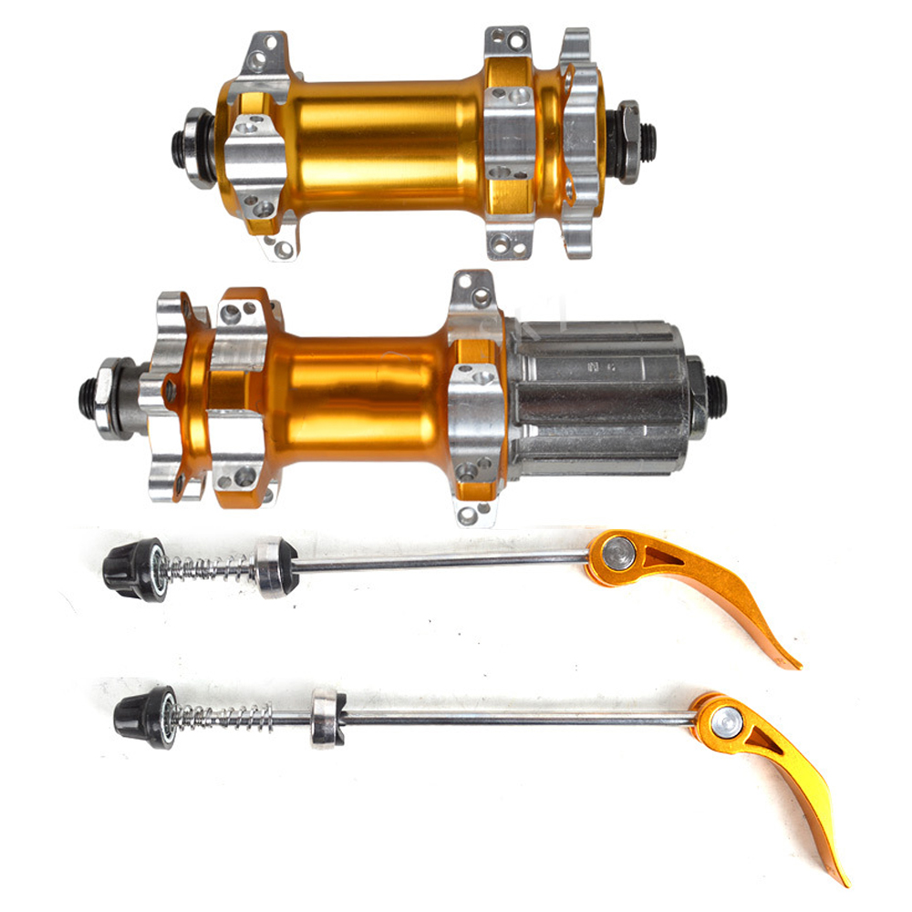 CNC Front&Rear 24H Hubs Mountain Bike Bearing Hubs 810 Speed Cassette