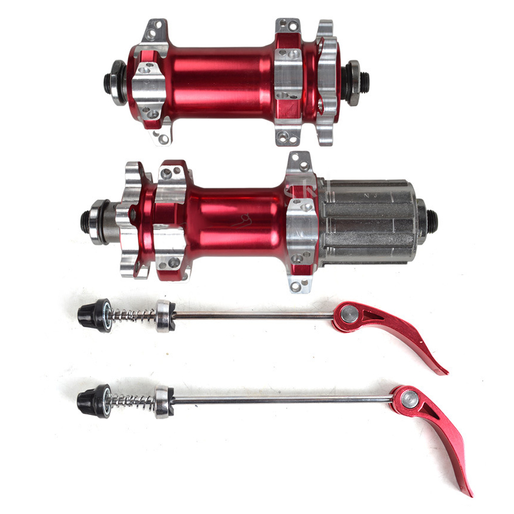 CNC Front&Rear 24H Hubs Mountain Bike Bearing Hubs 810 Speed Cassette