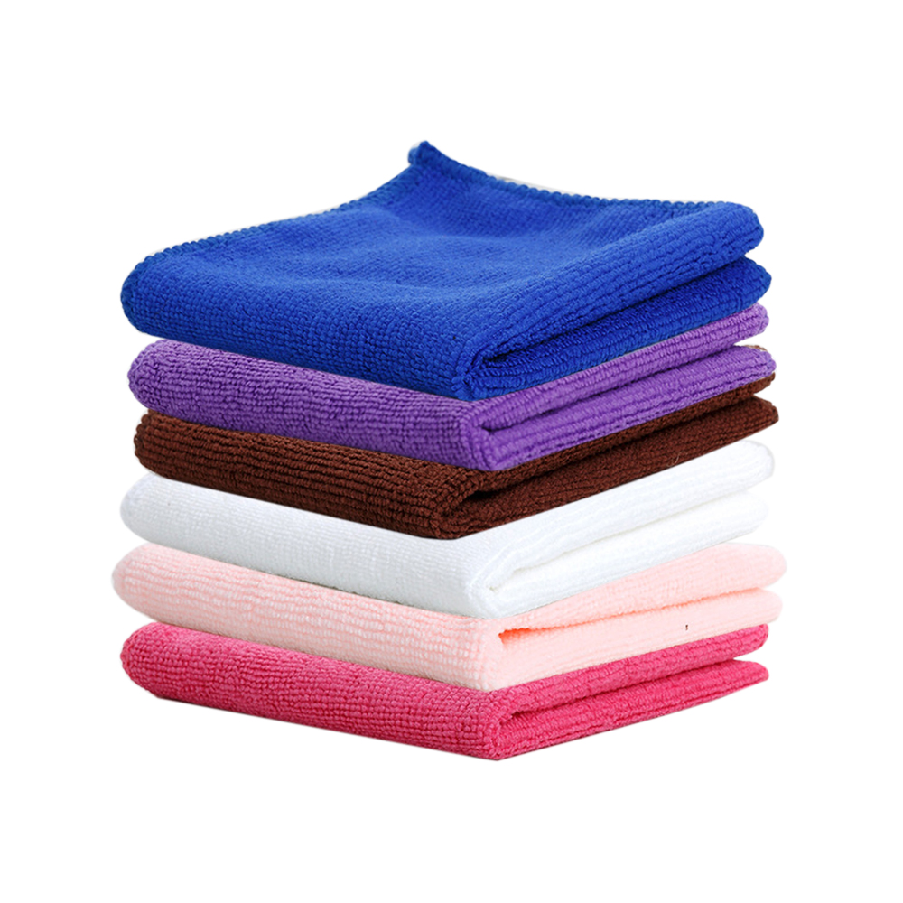 Absorbent Microfiber Cleaning Cloth Drying Bath Beach Towels 20*20CM eBay