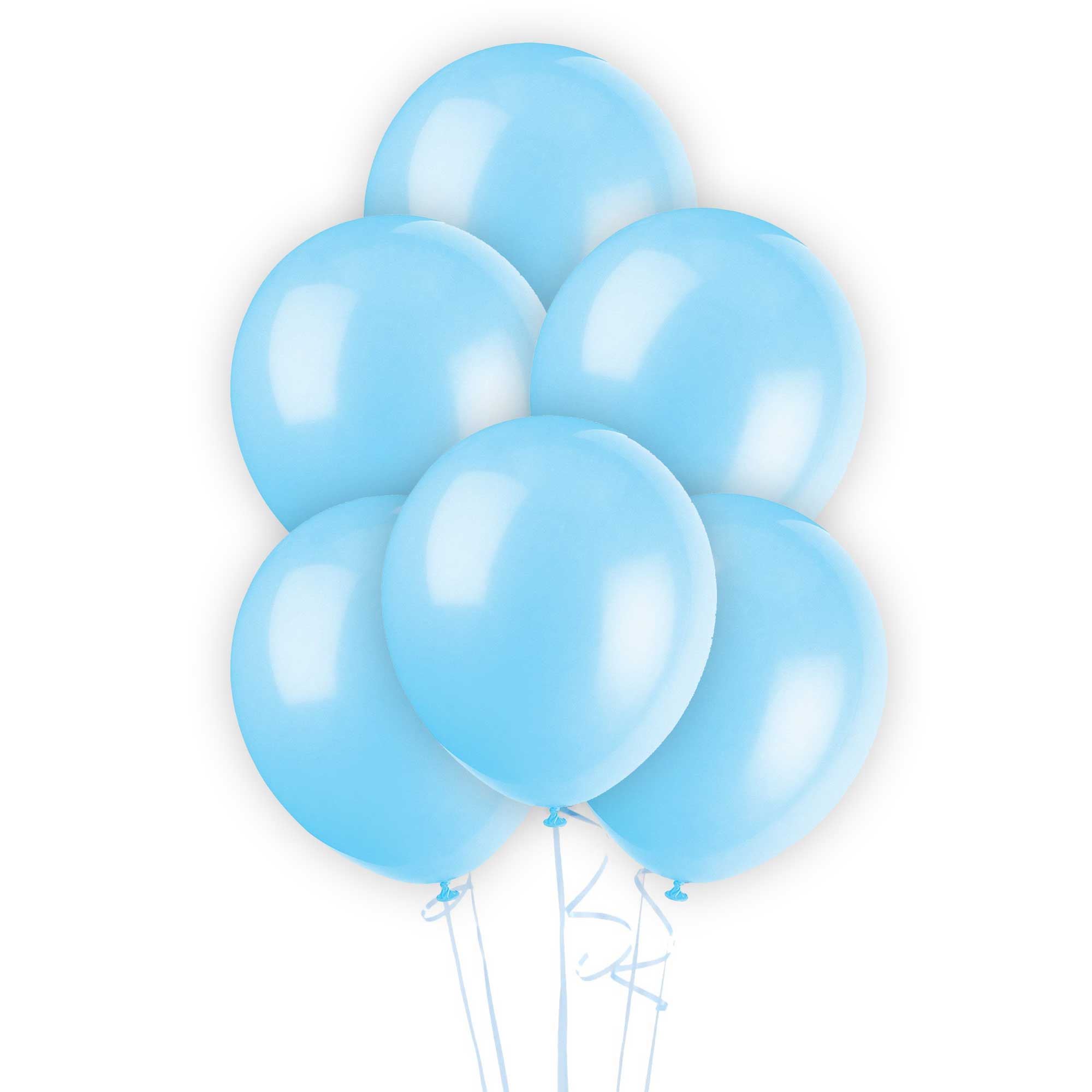12 light blue latex balloons party decorations wedding anniversary