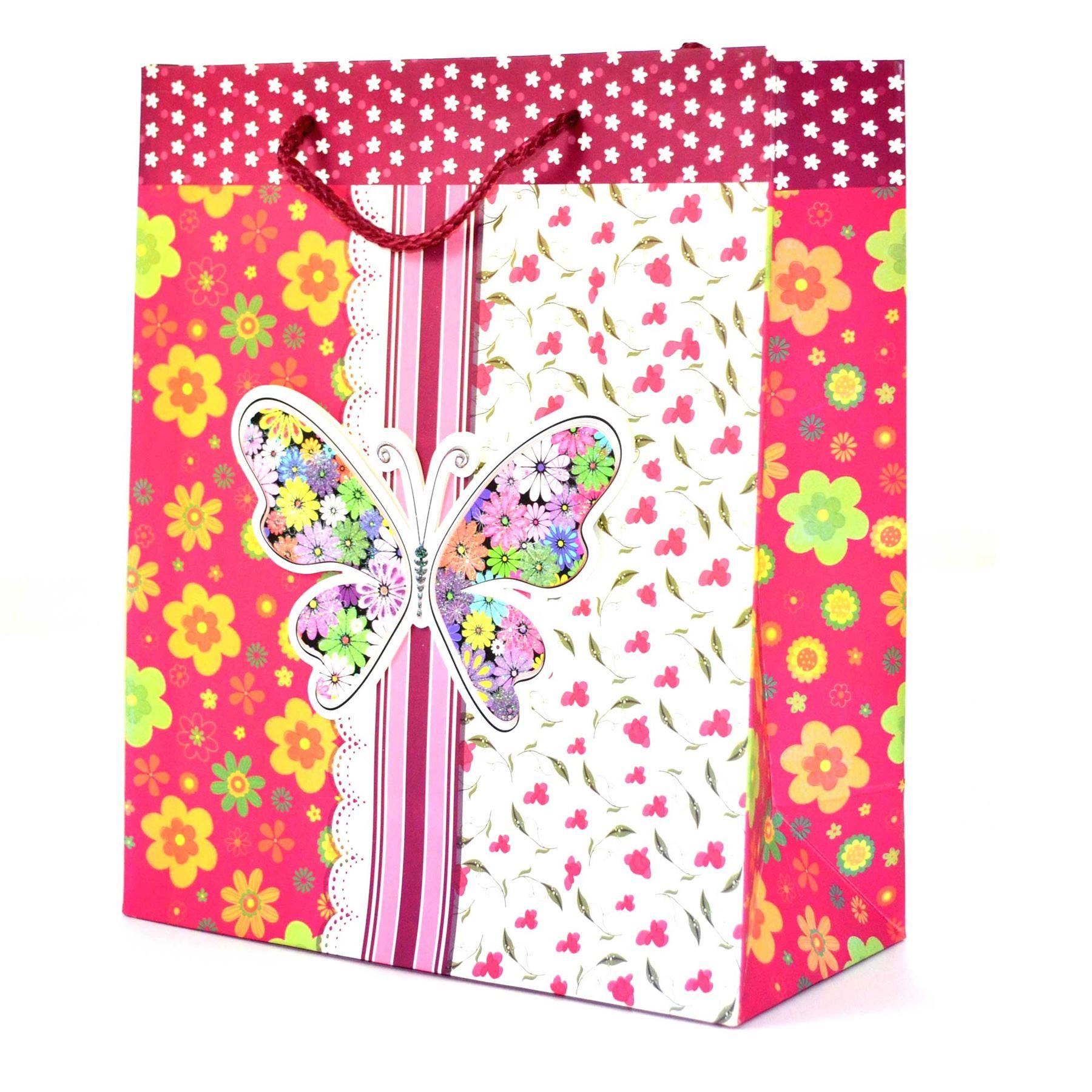 CHRISTMAS GIFT BAGS LUXURY STYLE DECORATIVE SMALL LARGE MEDIUM ALL