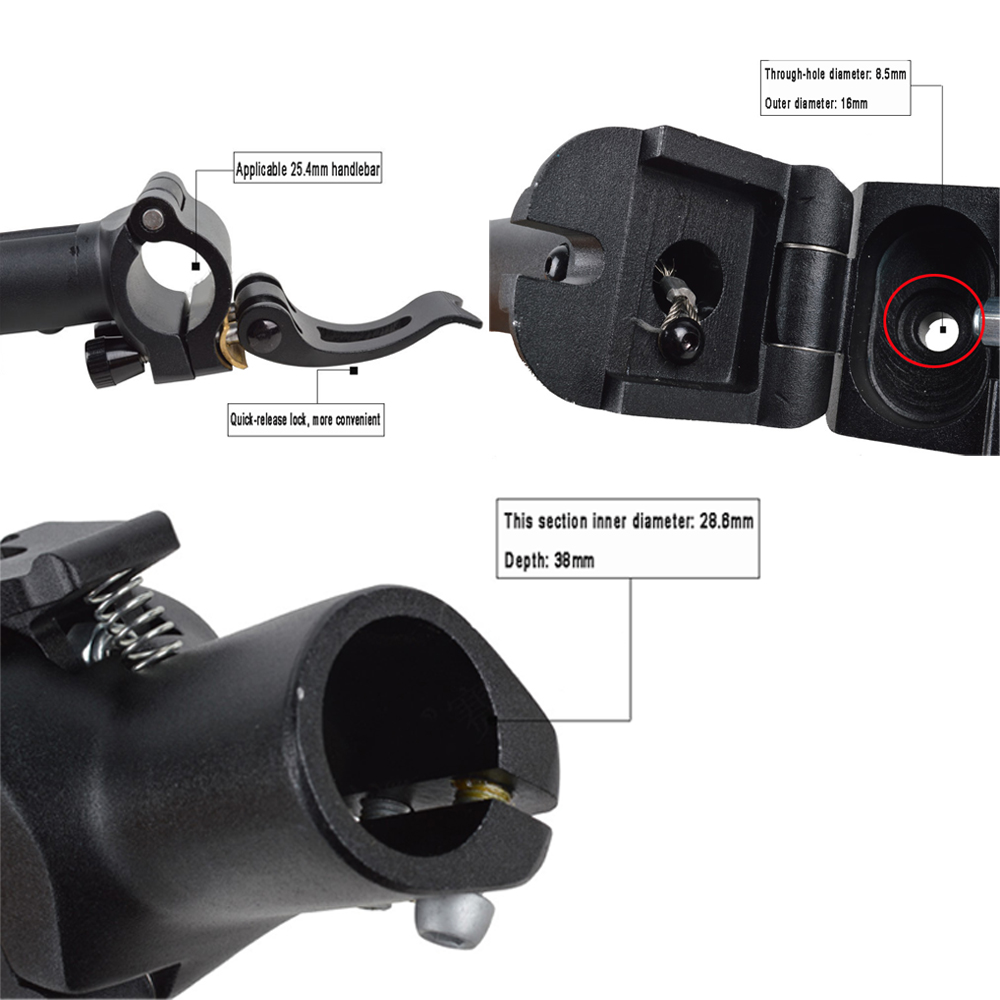 folding bike stem extender