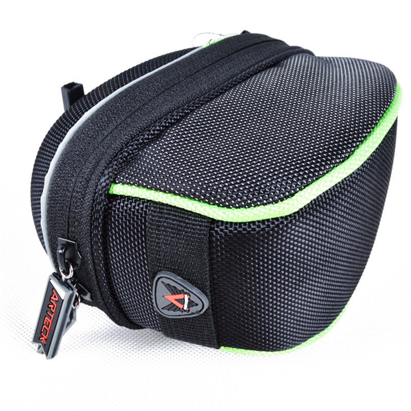 Portable Waterproof Bicycle Tail Saddle Hard Sheel Seat Tail Bag W